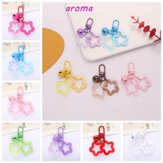 Aroma จี้กระดิ่ง รูปดาวห้าแฉก อะคริลิค รูปดาวห้าแฉก สีแคนดี้ เครื่องประดับ สําหรับผู้หญิง