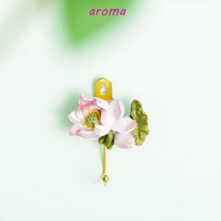 Aroma ตะขอแขวน ลายดอกไม้ 1 ชิ้น INS ของขวัญติดผนัง ออกแบบดอกไม้ ตกแต่งผนัง