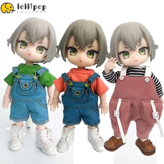 Lollipo1 กางเกงขายาวลําลอง แฟชั่น อุปกรณ์เสริม สําหรับตุ๊กตา 1/12 bjd