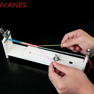 Ivanes กรอบเชือกถักนิตติ้ง พร้อมแคลมป์ ปรับได้ DIY