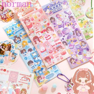 Norman ชุดสติกเกอร์ ลายการ์ตูน Winky Goo สําหรับตกแต่งสมุด การ์ด สมุดภาพ