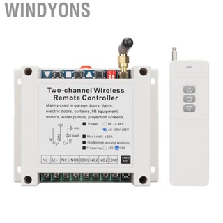 Windyons Relay  Switch DC 2 Channel  RF Module With