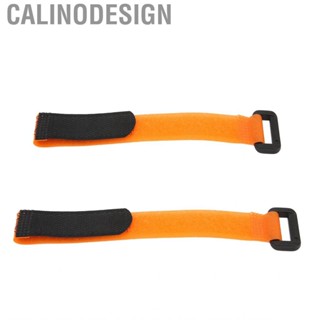 Calinodesign Hook and Loop Strap with Buckle  Nylon Fiber Portable Strapping Cable Ties for Camping