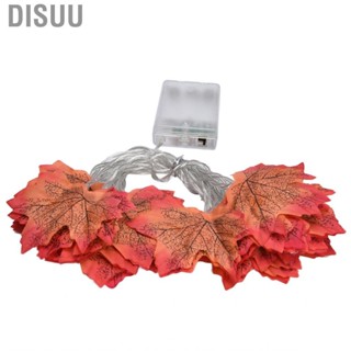 Disuu Maple Leaves String Lights  Fall Lighted Garland Decorations Warm Light Hot