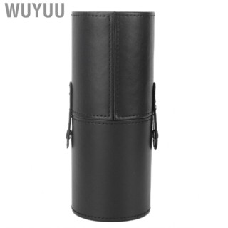 Wuyuu Makeup Brush Holder Organizer Portable PU Cosmetic Storage Bag Box Access.