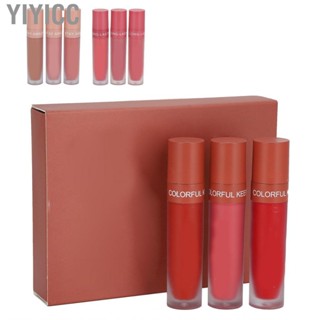 Yiyicc DRAGON RANEE 3pcs Matte  Lipstick Long Lasting  Lip Gloss Mak AP