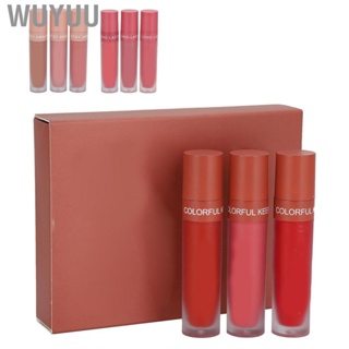 Wuyuu DRAGON RANEE 3pcs Matte  Lipstick Long Lasting  Lip Gloss Mak AP