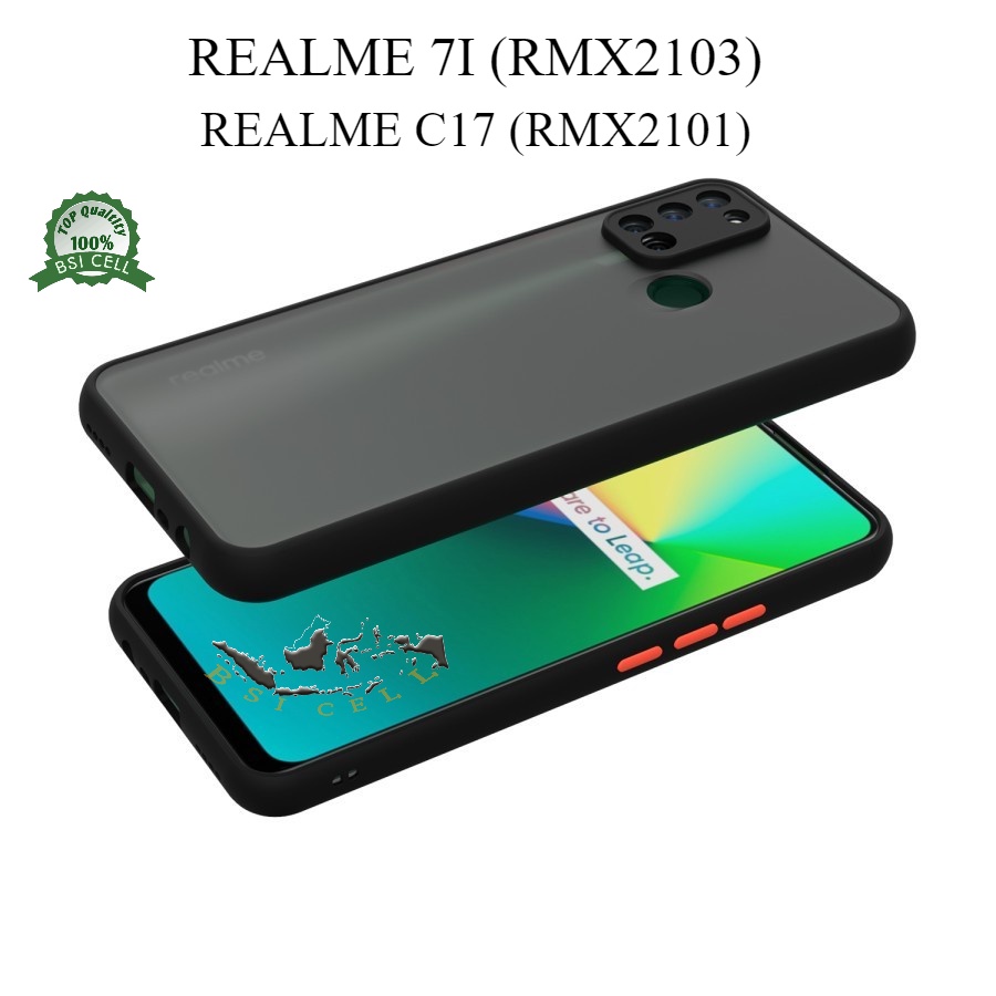 Realme C17 (RMX2101) Realme 7i (RMX21003) Softcase Transparent Matte Case Casing