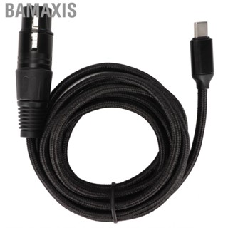 Bamaxis USB C To XLR Female Cable HIFI Plug And Play Microphone For