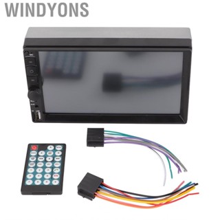 Windyons 7in Car Audio Receiver Double Din Stereo MP5  Touch Screen US