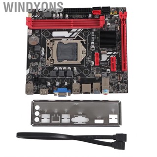 Windyons B75 Motherboard 16G 2xDDR3 VGA PCIE 16X/PCIE 1X SATA3.0/2.0 USB3.0/2.0 M ATX Gaming Motherboards for Desktop