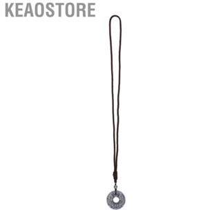 Keaostore Terahertz Pendant Necklace Power Stone Pattern
