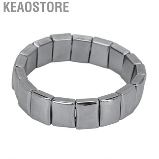 Keaostore Terahertz Bracelet Rectangle Beads  Physical Fitness Heal GDT