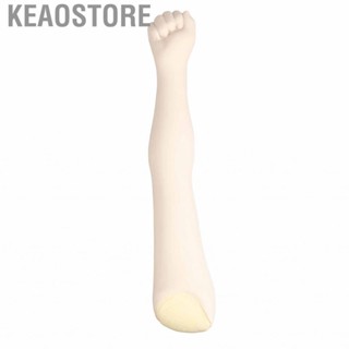 Keaostore Tattoo Training Arm  Sponge Filling Silicone Practice Fake Comfortable Touch 24.8in Length for Shop Decoration