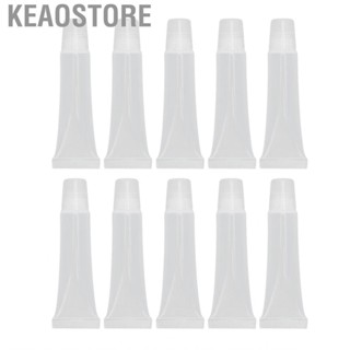 Keaostore Lip Gloss Containers 10 Pcs 15ml  PVC Tube For Home