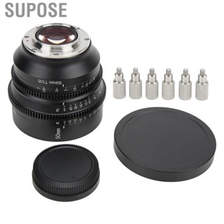 Supose 7artisans Cinema Lens Optical Glass 13 Blades Manual Focus  Large Aperture 50mm T1.05 for FX H1 XT3 XT4 XT20 XT10