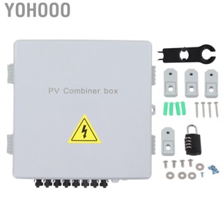 Yohooo 8 String PV Combiner Box With 10A Rated Current Fuse 80A Solar DC Breaker