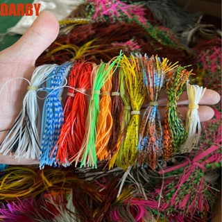 Darby สปินเนอร์ซิลิโคน 10 ชิ้น สุ่มสี สําหรับตกปลา