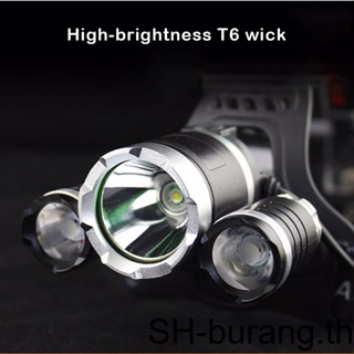 ไฟฉายสวมศีรษะ LED แบบชาร์จไฟได้ สามารถปรับได้ เพื่อความปลอดภัย สําหรับตกปลากลางแจ้ง