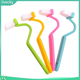 Livecity|  แปรงทําความสะอาดห้องน้ํา รูปตัว S แบบโค้ง สําหรับครัวเรือน