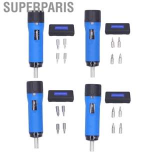 Superparis 0.6NM 1.2NM 3NM 6NM 1/4in Preset Torsion Screwdriver Wrench Hand Tool