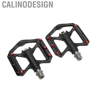 Calinodesign Mountain Bike 3 Bearings Pedal Lightweight Antislip Three Bearing Titanium Axle Bicycle Corrosion Resistant for Riding