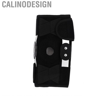 Calinodesign Hinged Knee Brace Joint Pads Heat Dissipation Comfortable With Strap Side