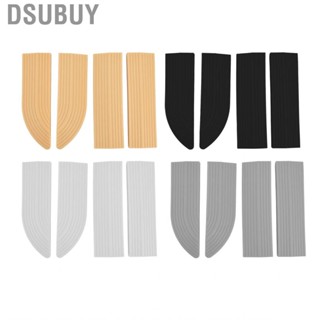 Dsubuy 4PCS Universal Sweeper Door Sill Stair Wheelchair Free Assembly Rubber Threshold Protect for Sweeping Robot