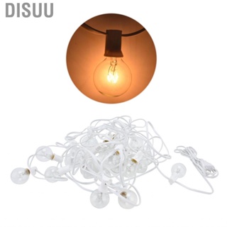 Disuu Outdoor String Lights  Connectable Hanging Light Durable for Backyard Party Porch Balcony