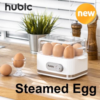 Hubic HB-141EW Steamed Egg Maker Steamer White 6 Pieces Korea