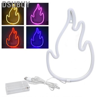 Dsubuy Flame  Light Sign Neon Safety for Wall Decor Gaming Room Setup Bedroom