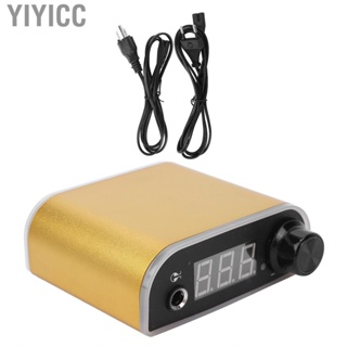 Yiyicc Professional Tattoo Power Supply LCD Display Body Skin Machine Gold DSO