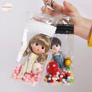 Pewany กระเป๋าเป้สะพายหลัง พลาสติก กันน้ํา อุปกรณ์เสริม สําหรับตุ๊กตา Molly Doll Ob11 BJD 1/12 Obitsu11