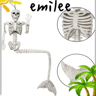 Emilee โครงกระดูกนางเงือก พลาสติก สําหรับตกแต่งปาร์ตี้ฮาโลวีน DIY