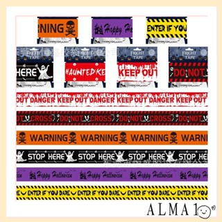 Alma เทปเตือน LDPE ทนทาน สําหรับฮาโลวีน