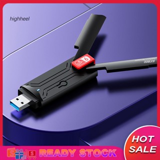 [พร้อมส่ง] การ์ดเครือข่ายไร้สาย พร้อมอะแดปเตอร์ WiFi 6 USB 5Ghz 24Ghz 1800Mbps 80211ax