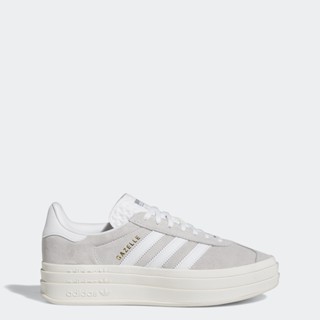 adidas ไลฟ์สไตล์ รองเท้า Gazelle Bold ผู้หญิง สีเทา HQ6893