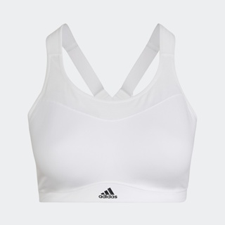 adidas เทรนนิง สปอร์ตบราซัพพอร์ตระดับสูง adidas TLRD Impact (ไซส์ใหญ่พิเศษ) ผู้หญิง สีขาว HC5404