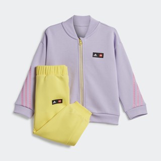 adidas ไลฟ์สไตล์ ชุดเสื้อและกางเกงแทรค adidas x Classic LEGO® เด็ก สีม่วง IB6182