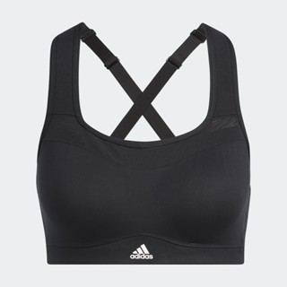 adidas เทรนนิง สปอร์ตบราซัพพอร์ตระดับสูง adidas TLRD Impact ผู้หญิง สีดำ HF2297