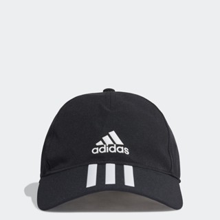 adidas เทรนนิง หมวกเบสบอล AEROREADY 3-Stripes Unisex สีดำ GM6278