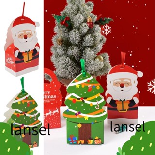 Lansel ถุงกระดาษ สําหรับใส่ของขวัญคริสต์มาส 5 ชิ้น