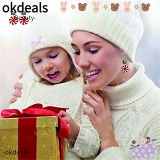 Okdeals ต่างหู แบบยาว อุปกรณ์เสริมบุคลิกภาพ