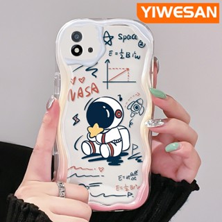 เคสโทรศัพท์มือถือแบบนิ่ม ใส กันกระแทก ลายการ์ตูนนักบินอวกาศน่ารัก สําหรับ Realme C20 C20A C11 2021 C11 2020 Narzo 50i