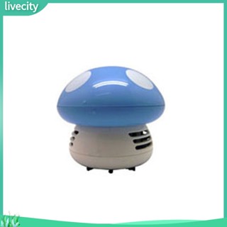 Livecity|  เครื่องดูดฝุ่น ขนาดเล็ก ลายการ์ตูนเห็ด สําหรับทําความสะอาดบ้าน สํานักงาน