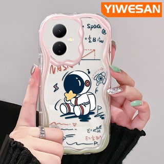 เคสโทรศัพท์มือถือแบบนิ่ม ใส กันกระแทก ลายการ์ตูนนักบินอวกาศน่ารัก สําหรับ VIVO Y76 Y76s Y74s 5G Y36 Y77 Y77E 5G Y78 Y78+ 5G IQOO Z6 Lite 5G