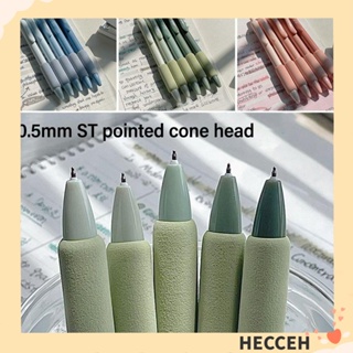 Hecceh ปากกาหมึกเจล 0.5 มม. สีดํา คุณภาพสูง สําหรับเขียนขนมปัง 5 ชิ้น