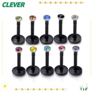 Clever ลิปสตั๊ด คริสตัล อัญมณี Labret 10 ชิ้น