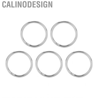 Calinodesign Hardware Hanging Rings Multi Purpose Smooth Round O for Marine Boat Luggage Ornament