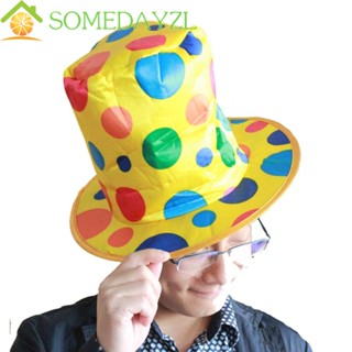 Somedayzl ที่คาดผม สําหรับผู้หญิง ลายจุด วงจรตัวตลก เนคไท คอสเพลย์ อุปกรณ์ประกอบฉาก ผ้าตัวตลก สําหรับผู้ชาย